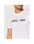 Jack&Jones PREMIUM Тишърт Landon 12191308 Бял Regular Fit - Pepit.bg