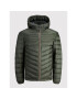 Jack&Jones Пухено яке Hero 12211785 Зелен Regular Fit - Pepit.bg