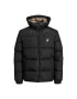 Jack&Jones Пухено яке Jorslope 12215147 Черен Regular Fit - Pepit.bg