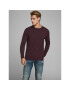 Jack&Jones Пуловер 12137190 Бордо Regular Fit - Pepit.bg