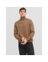 Jack&Jones Пуловер 12189339 Кафяв Regular Fit - Pepit.bg