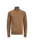 Jack&Jones Пуловер 12189339 Кафяв Regular Fit - Pepit.bg