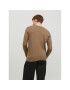 Jack&Jones Пуловер 12208364 Кафяв Regular Fit - Pepit.bg