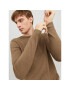 Jack&Jones Пуловер 12208364 Кафяв Regular Fit - Pepit.bg