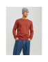 Jack&Jones Пуловер 12208364 Оранжев Regular Fit - Pepit.bg