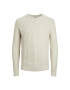Jack&Jones Пуловер 12236314 Екрю Regular Fit - Pepit.bg