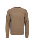 Jack&Jones Пуловер 12236774 Кафяв Regular Fit - Pepit.bg