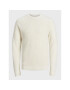 Jack&Jones Пуловер Brink 12194786 Бял Regular Fit - Pepit.bg