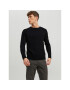 Jack&Jones Пуловер Emil 12208364 Черен Regular Fit - Pepit.bg