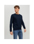 Jack&Jones Пуловер Emil 12208364 Тъмносин Regular Fit - Pepit.bg
