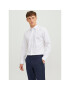 Jack&Jones Риза 12187222 Бял Slim Fit - Pepit.bg
