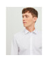 Jack&Jones Риза 12187222 Бял Slim Fit - Pepit.bg