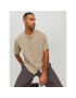 Jack&Jones Риза Jeff 12220416 Бежов Relaxed Fit - Pepit.bg