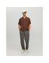 Jack&Jones Риза Noah 12228007 Кафяв Relaxed Fit - Pepit.bg