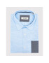 Jack&Jones Риза Colin Patch Ls Plain 12182762 Син Slim Fit - Pepit.bg