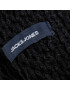 Jack&Jones Шал - комин Waffle Knit 12127829 Черен - Pepit.bg