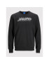 Jack&Jones Суитшърт Script 12205812 Черен Regular Fit - Pepit.bg