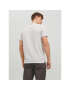 Jack&Jones Тениска с яка и копчета Bluwin 12169064 Сив Regular Fit - Pepit.bg