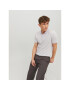 Jack&Jones Тениска с яка и копчета Bluwin 12169064 Сив Regular Fit - Pepit.bg