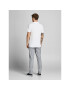 Jack&Jones Тениска с яка и копчета Shark 12205025 Бял Slim Fit - Pepit.bg