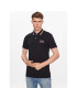 Jack&Jones Тениска с яка и копчета Atlas 12221012 Черен Regular Fit - Pepit.bg