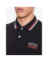 Jack&Jones Тениска с яка и копчета Atlas 12221012 Черен Regular Fit - Pepit.bg