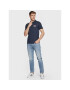 Jack&Jones Тениска с яка и копчета Andy 12223714 Тъмносин Regular Fit - Pepit.bg