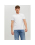 Jack&Jones Тениска с яка и копчета 12228843 Бял Regular Fit - Pepit.bg