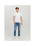 Jack&Jones Тениска с яка и копчета 12228843 Бял Regular Fit - Pepit.bg