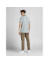 Jack&Jones Тениска с яка и копчета Bluwin 12169064 Зелен Regular Fit - Pepit.bg