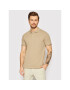 Jack&Jones Тениска с яка и копчета Linen Basic 12199714 Кафяв Regular Fit - Pepit.bg