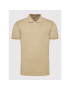 Jack&Jones Тениска с яка и копчета Linen Basic 12199714 Кафяв Regular Fit - Pepit.bg