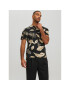 Jack&Jones Тениска с яка и копчета Tropic 12210827 Черен Regular Fit - Pepit.bg