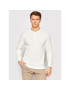 Jack&Jones Тениска с яка и копчета Henrik Henley 12188377 Бял Regular Fit - Pepit.bg