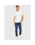 Jack&Jones Тениска с яка и копчета Linen Basic 12199714 Бял Regular Fit - Pepit.bg