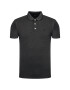 Jack&Jones Тениска с яка и копчета Paulos 12136668 Черен Slim Fit - Pepit.bg