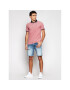 Jack&Jones Тениска с яка и копчета Paulos 12136668 Червен Slim Fit - Pepit.bg