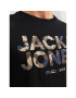 Jack&Jones Тишърт 12235189 Черен Regular Fit - Pepit.bg