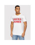 Jack&Jones Тишърт Athelstan 12202140 Бял Regular Fit - Pepit.bg