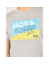 Jack&Jones Тишърт Azure 12189032 Сив Regular Fit - Pepit.bg