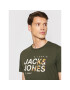 Jack&Jones Тишърт Cam 12194175 Зелен Regular Fit - Pepit.bg