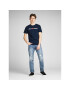 Jack&Jones Тишърт Corp Logo 12137126 Тъмносин Slim Fit - Pepit.bg