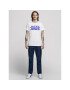 Jack&Jones Тишърт Corp Logo 12151955 Бял Slim Fit - Pepit.bg