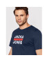 Jack&Jones Тишърт Dan 12213767 Тъмносин Regular Fit - Pepit.bg