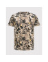 Jack&Jones Тишърт Flower Power 12205818 Кафяв Regular Fit - Pepit.bg