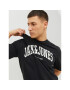Jack&Jones Тишърт Josh 12236514 Черен Relaxed Fit - Pepit.bg