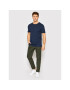 Jack&Jones Тишърт Linen Basic 12199713 Тъмносин Regular Fit - Pepit.bg