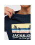 Jack&Jones Тишърт Malibu 12210121 Тъмносин Regular Fit - Pepit.bg