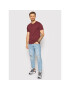 Jack&Jones Тишърт Organic Basic 12156101 Бордо Slim Fit - Pepit.bg