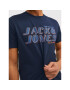 Jack&Jones Тишърт Phil 12213764 Тъмносин Regular Fit - Pepit.bg